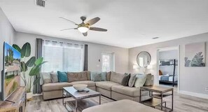 TV, offices - 7BR Paradise | Heated Pool, Spa & Game Room (Deerfield Beach)