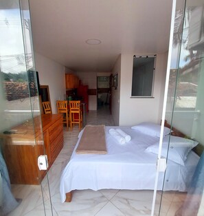 Superior Studio Suite, 1 Double Bed | Premium bedding, down duvets, pillow-top beds, individually furnished - Belas Praias Flats  (Itacaré)
