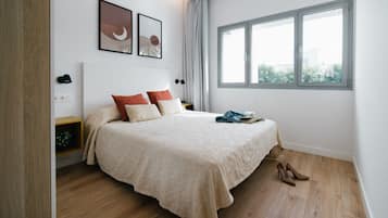 2 makuuhuonetta, tallelokero huoneessa, yksilöllisesti sisustettu