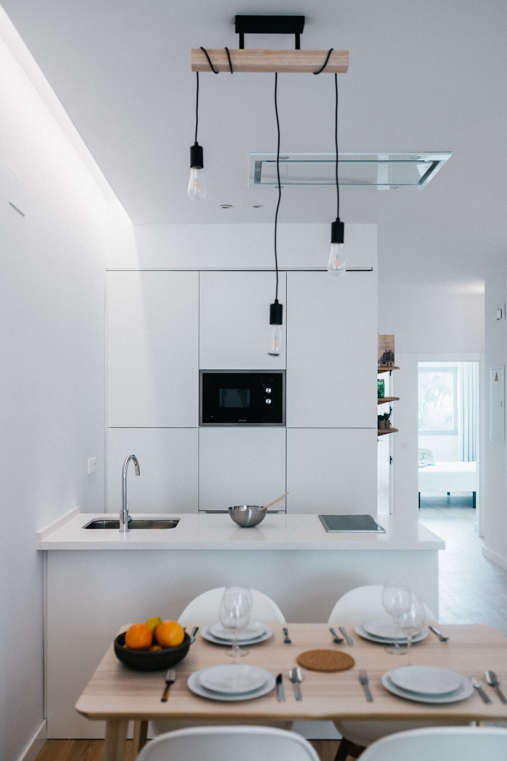 Fridge, microwave, toaster, highchair