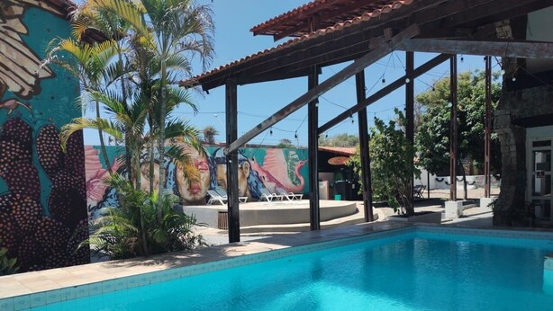 Terrace/patio - Salve Maloca Hostel (Fortaleza)