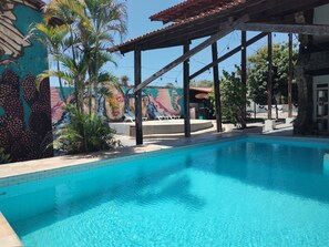 Terrace/patio - Salve Maloca Hostel (Fortaleza)