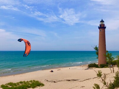 Beachin Lighthouse Villa at Silver Lake Sand Dunes and Little Sable Lighthouse