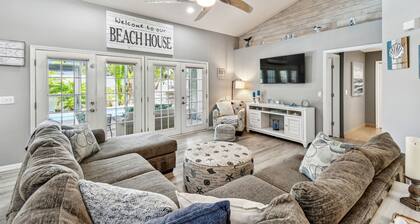 Tropical 4 Bed Pool Home Min to Beaches! Available Now