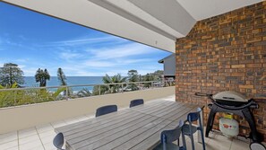 Outdoor dining - Avoca View - Apartment With Fabulous Views (Avoca Beach)