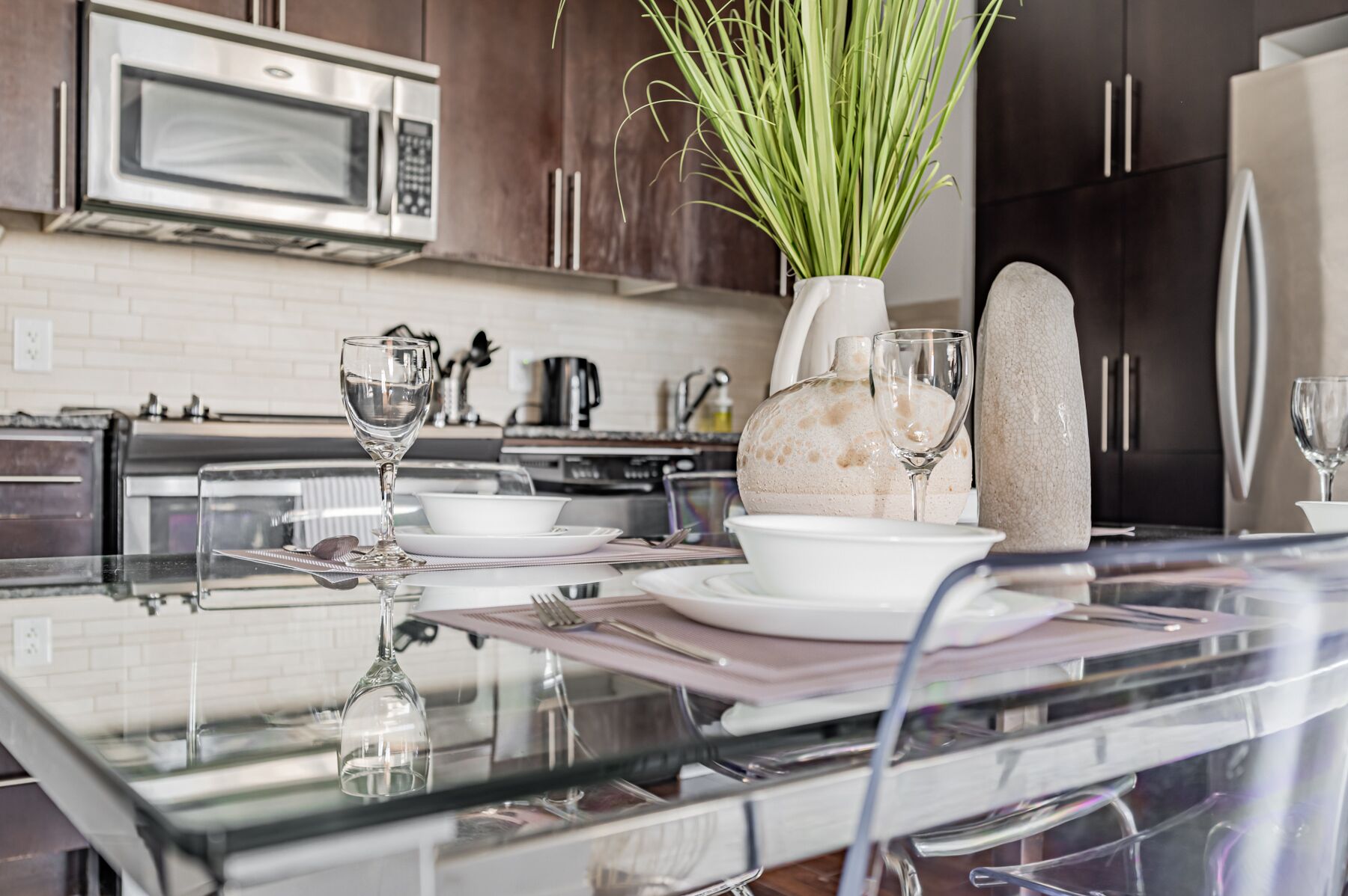 家庭公寓客房 | 私人廚房 | 大型雪櫃/冰箱、微波爐、焗爐、爐具