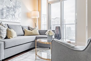 Classic Condo | Living area | 50-inch Smart TV with digital channels, TV, Netflix