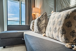 Comfort Condo | Living area - RS Boutique Suites - City Centre (Mississauga)