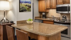 Fridge, microwave, dishwasher, toaster