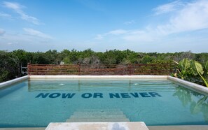 Outdoor pool, open 8:00 AM to 10:30 PM, sun loungers - Unho Tulum (Tulum)