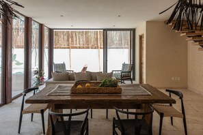 Deluxe House, 3 Bedrooms, Private Pool, Ground Floor | Dining room - Unho Tulum (Tulum)