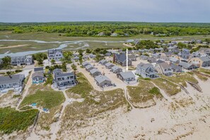 Exterior - Bright Oceanfront Cottage—Deck & Beach Access (East Sandwich)