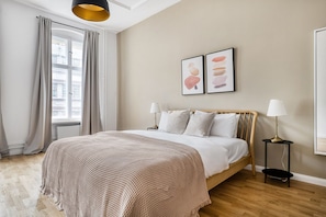 2 Schlafzimmer, Bügeleisen/Bügelbrett, WLAN, Bettwäsche