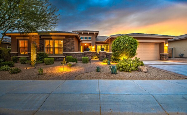 Exterior - NEW! Desert Oasis Retreat in gated golf community (Goodyear)