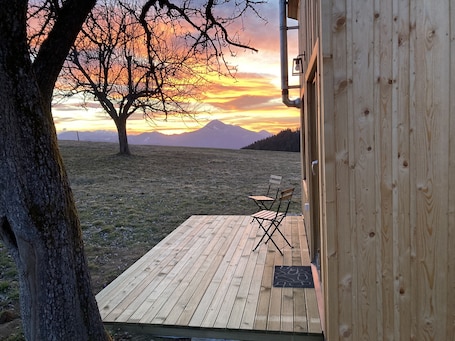 Terrace/patio. Tiny house