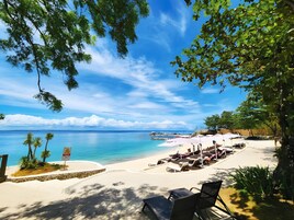 전용 해변, 백사장, 무료 해변 셔틀, 무료 비치 카바나