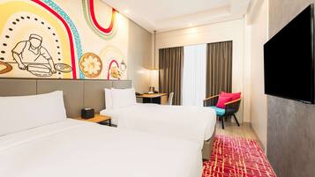 Standard Room, 2 Single Beds | Down duvets, minibar, desk, free cots/infant beds