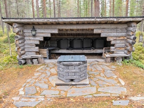 Utendørs boblebad