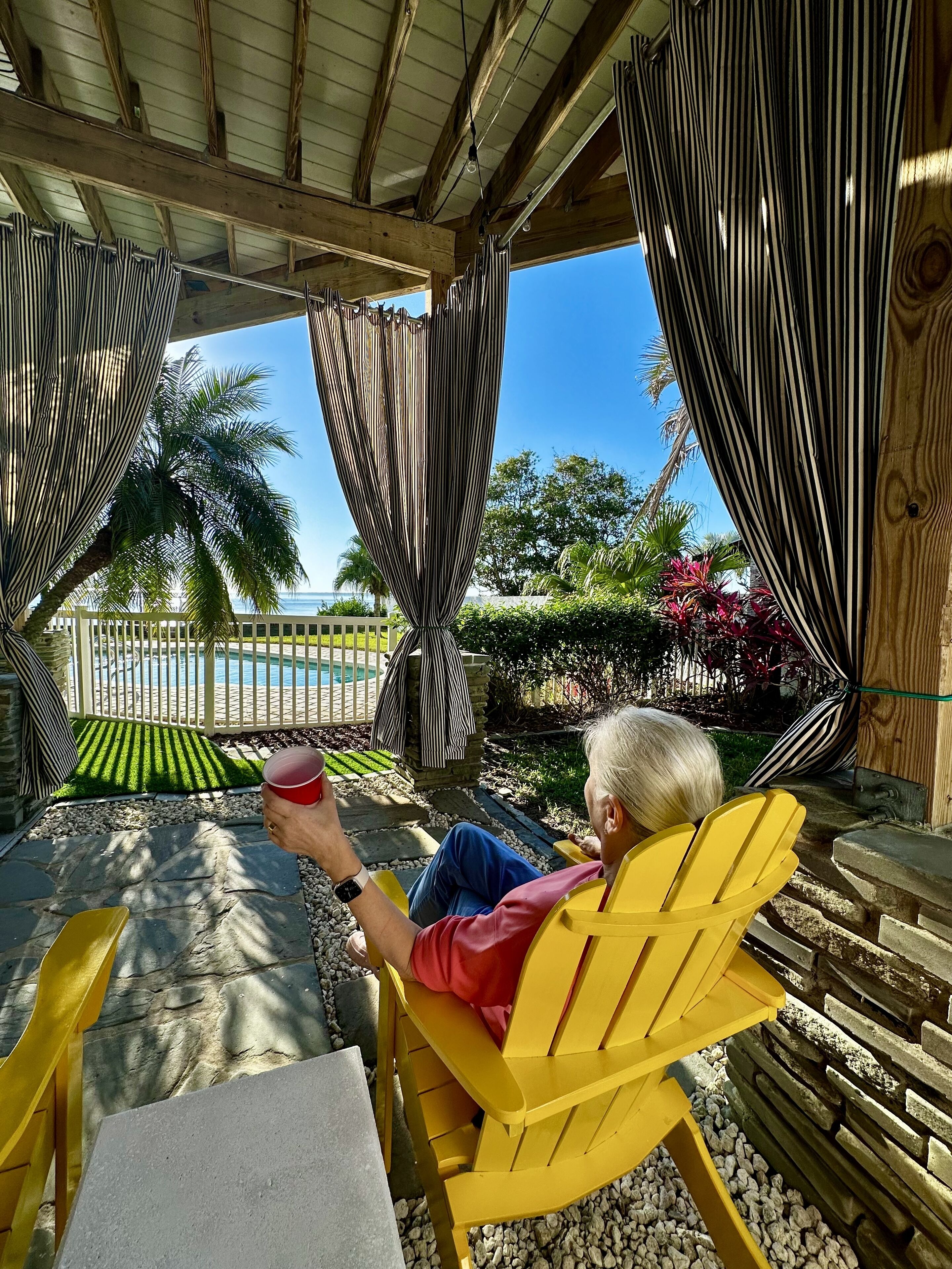 Studio space with private entrance on the Gulf of Mexico