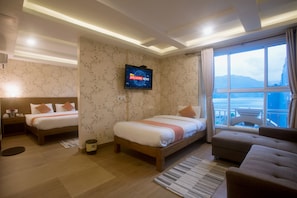 Comfort-Suite, Verbindungszimmer, Seeblick | Kostenloses WLAN, Bettwäsche