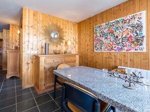 Dining - Semi-detached chalet with terrace and WiFi in Val-d'Isère (Val-d'Isère)