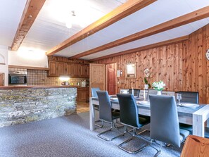 Dining - Rustic 3-room apartment at the foot of the slopes with WIFI in Val-d'Isère (Val-d'Isère)