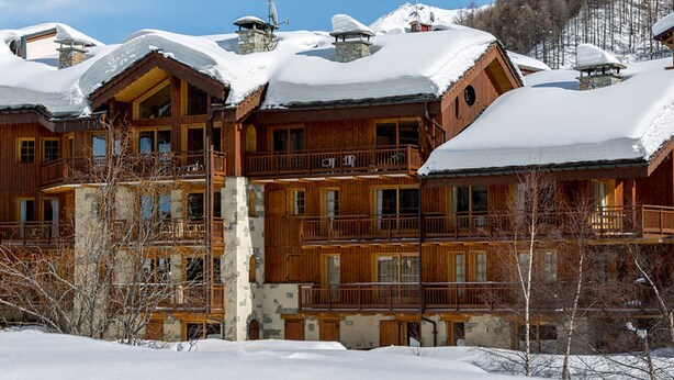 Exterior - 3-room apartment with terrace, fireplace, parking, and WiFi in Val-d'Isère (Val-d'Isère)