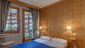 2 bedrooms, WiFi (free), bed sheets - 3-room apartment with terrace, fireplace, parking, and WiFi in Val-d'Isère (Val-d'Isère)
