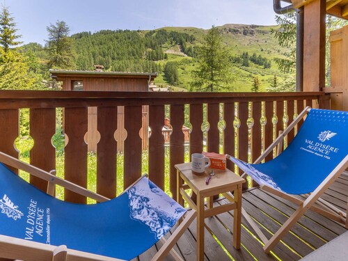 Gemütliches Duplex-Apartment mit WLAN in der Residenz Roche des Fours, Val-d'Isère