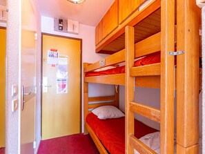 Bed sheets - Cozy ski-in studio, 3 ppl, La Daille, Val-d'Isère (Val-d'Isère)