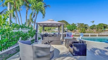 Una piscina riscaldata