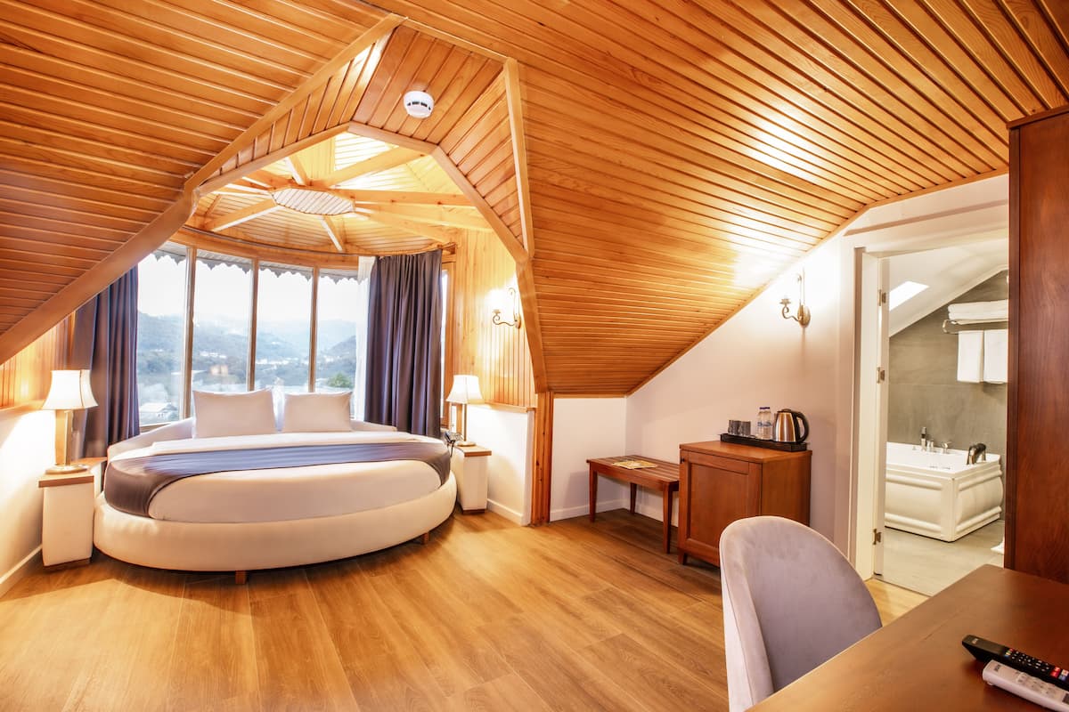 Exclusieve tweepersoonskamer, 1 queensize bed | 1 slaapkamer, een minibar, gratis wifi, beddengoed