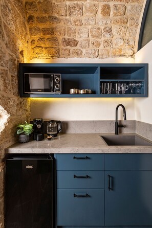 Habitación estándar | Cocina privada | Cafetera de espresso