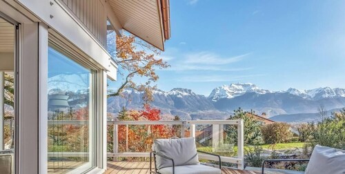 Les Terrasses de la Tournette - vue lac et montagnes.
