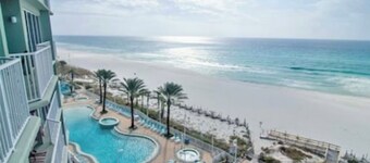 Newly renovated, Palm Beach inspired family retreat at Boardwalk Beach Resort.