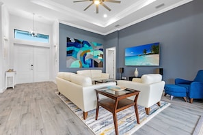 Casa, letti multipli, accesso alla piscina, vista piscina (Villa Moonlight Breeze) | Interni