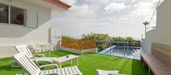 Finca "Clemente Huis, privé zwembad" met zeezicht, privé terras & Wi-Fi