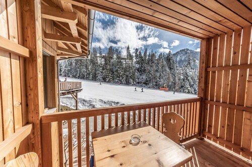 Ferienwohnung "Le Table E" mit Bergblick, Garten und WLAN