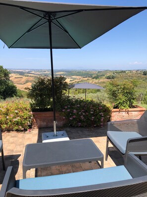 Terrace/patio - "Villa Bellavista" with Private Pool, Private Whirlpool & Wi-Fi (Certaldo)