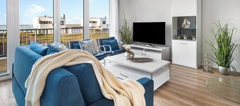 Seapearl- Hafenblick, Terrasse, Bad mit Infrarotsauna und Whirlwanne
