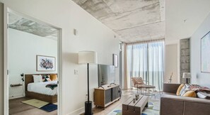 1 bedroom, travel crib, WiFi, bed sheets