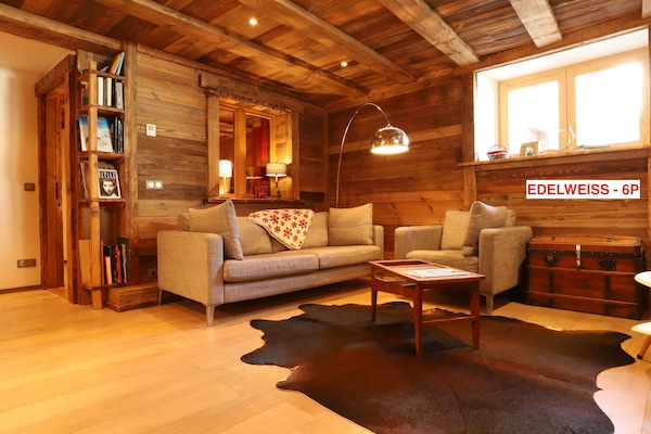 Salon cosy donnant sur le jardin, orienté sud