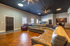 Smart TV, video games, ping pong