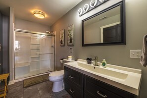 Shower, towels