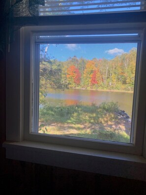 Interior - Bucktail Lodge Riverview Cabin on Barker Lake in Winter, Wisconsin (Winter)