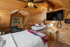 2 bedrooms, iron/ironing board, travel cot, WiFi
