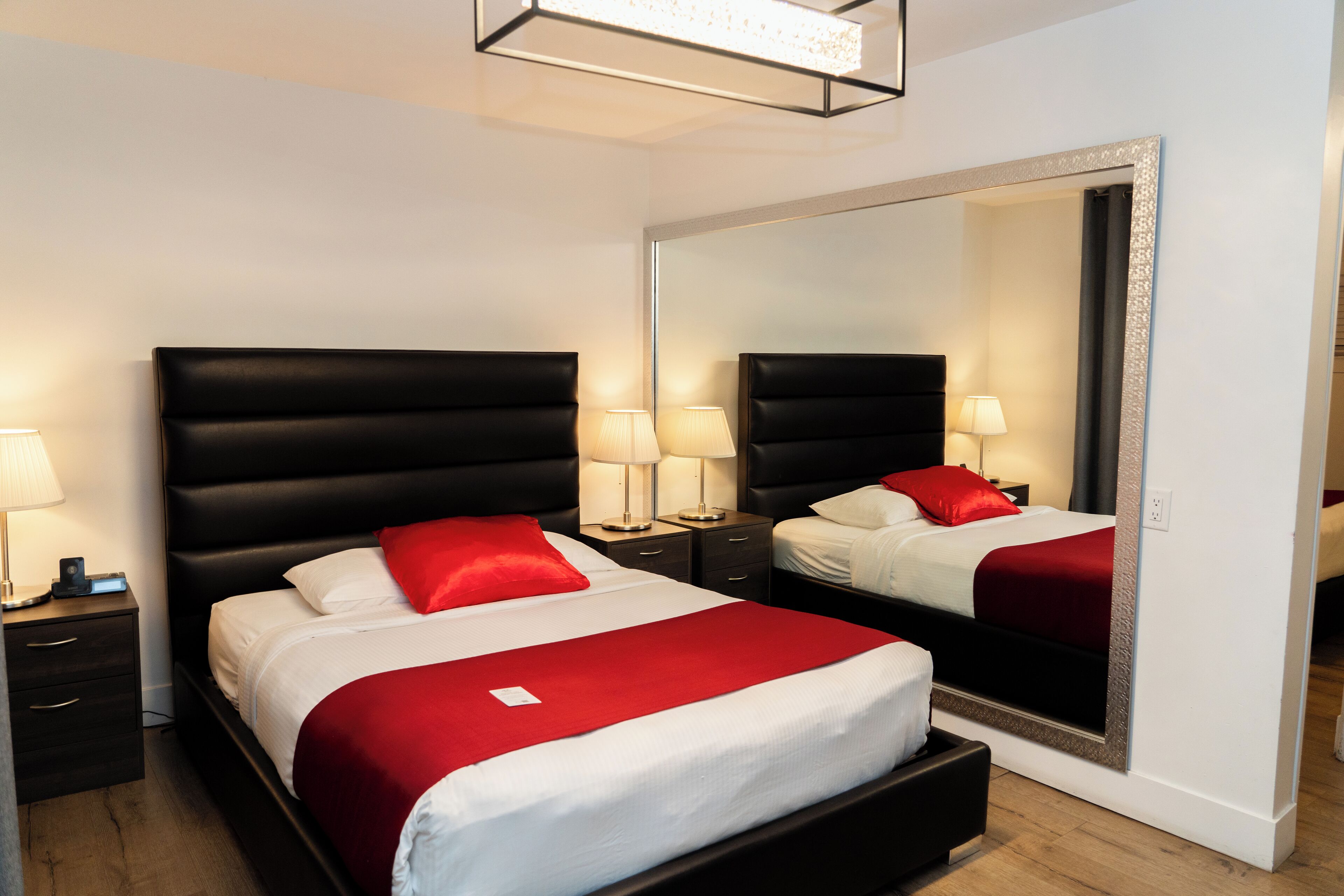 Individually furnished, blackout curtains, free WiFi, bed sheets