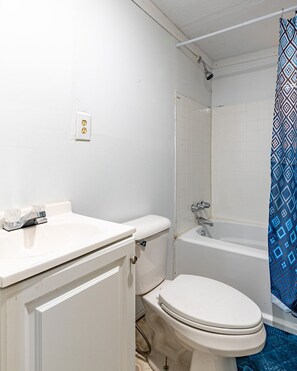 Combined shower/bathtub, towels, soap, toilet paper - 5mins Drive to Detroit Zoo 3 bedrooms 2 full bath (Detroit)
