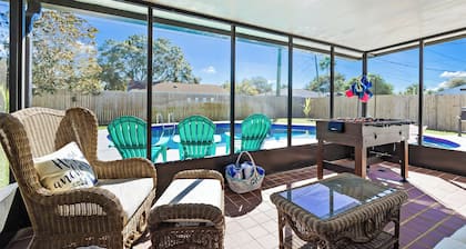 Ixora6 Heatable Saltwater pool/beach/airport/USSSA