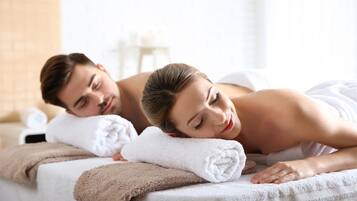 Experience a serene spa setting with a focus on comfort and hygiene, perfect for a restorative experience.